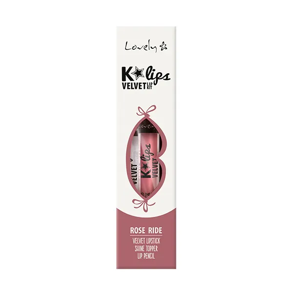 Набор для макияжа губ Lips Set K'lips Velvet Lovely, цвет rose ride
Набор для макияжа губ Lips Set K'lips Velvet Lovely, цвет rose ride