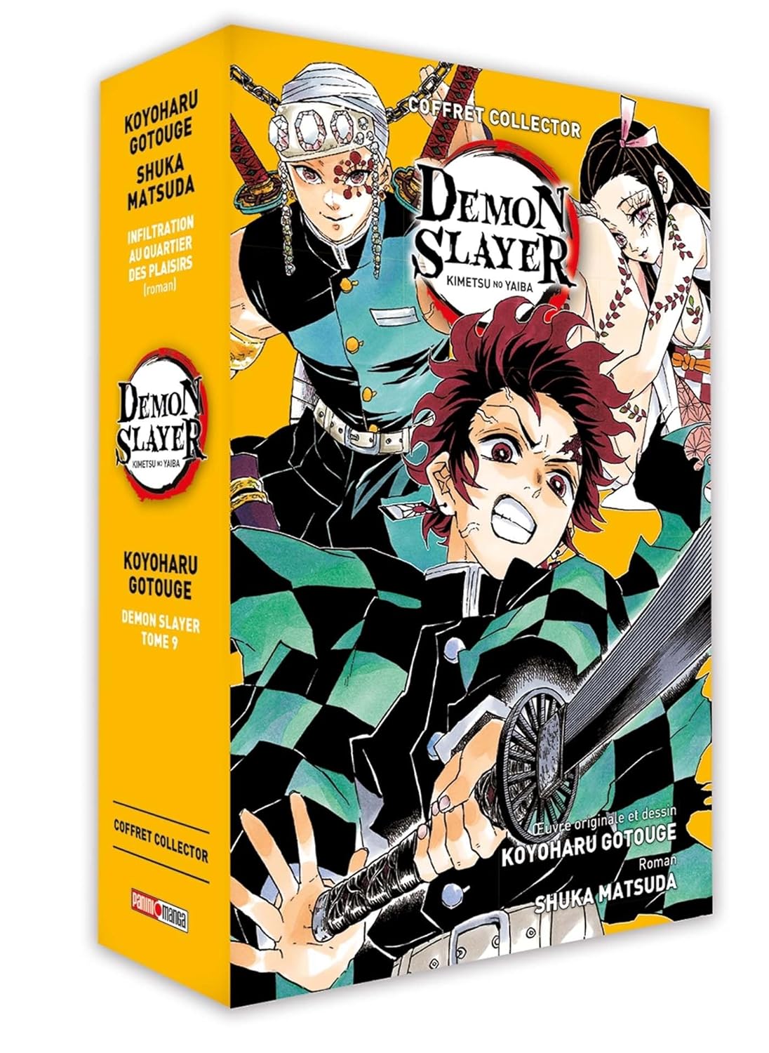 Coffret Demon Slayer T09 + Roman jeunesse T04 (PANINI)
Coffret Demon Slayer T09 + Roman jeunesse T04 (PANINI)