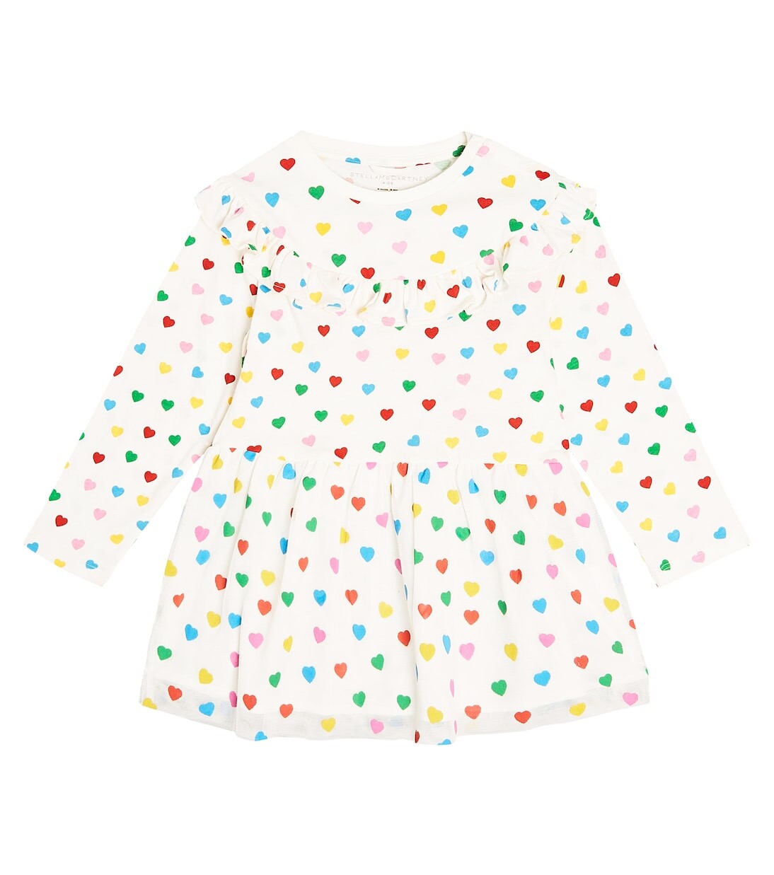 Платье из хлопкового джерси с детским принтом Stella Mccartney Kids, мультиколор
Платье из хлопкового джерси с детским принтом Stella Mccartney Kids, мультиколор