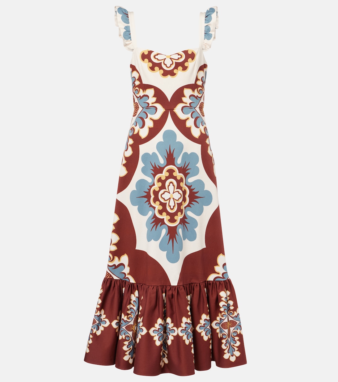 Платье миди из хлопковой смеси с имбирным принтом La DoubleJ, Palazzo Placée
Платье миди из хлопковой смеси с имбирным принтом La DoubleJ, Palazzo Placée