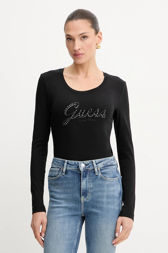 Лонгслив Guess, черный
Лонгслив Guess, черный
