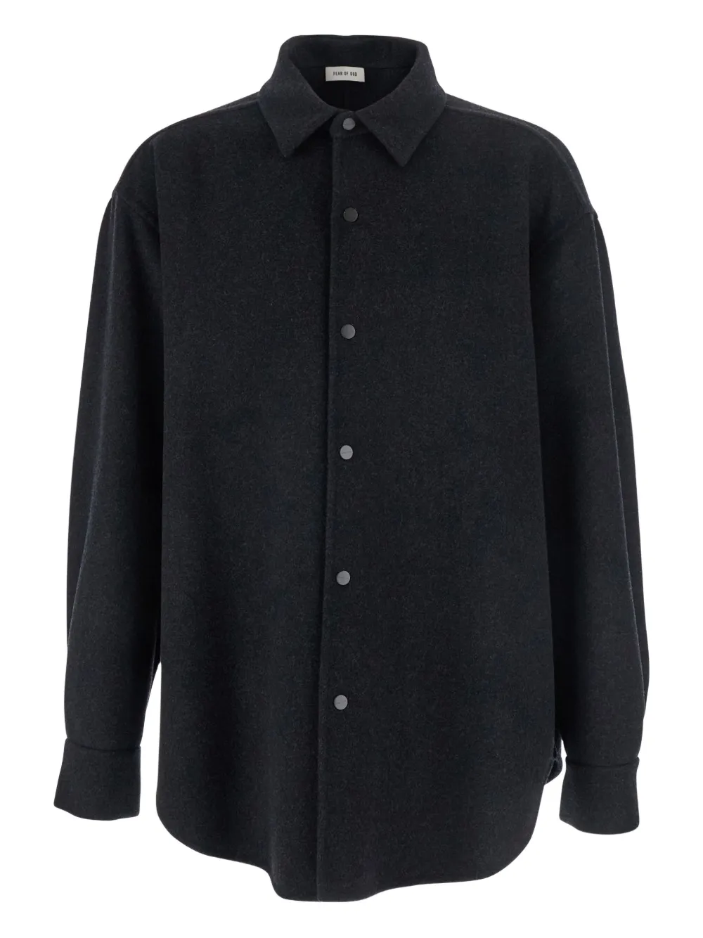 Шерстяная рубашка на пуговицах Fear Of God, черный
Шерстяная рубашка на пуговицах Fear Of God, черный