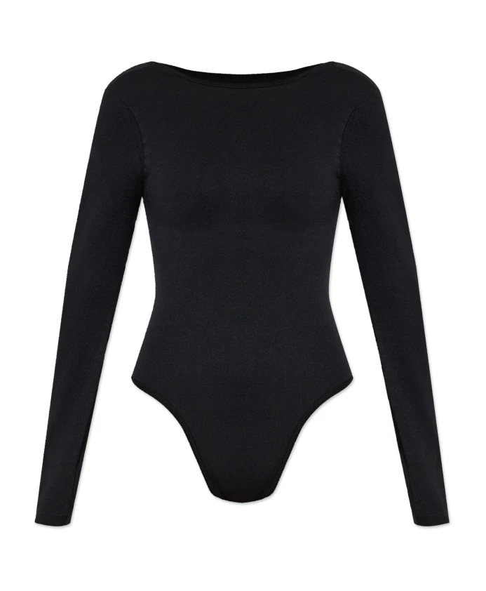 Мягкий облегающий комбинезон с глубоким вырезом на спине. Heist Studios, черный
Мягкий облегающий комбинезон с глубоким вырезом на спине. Heist Studios, черный