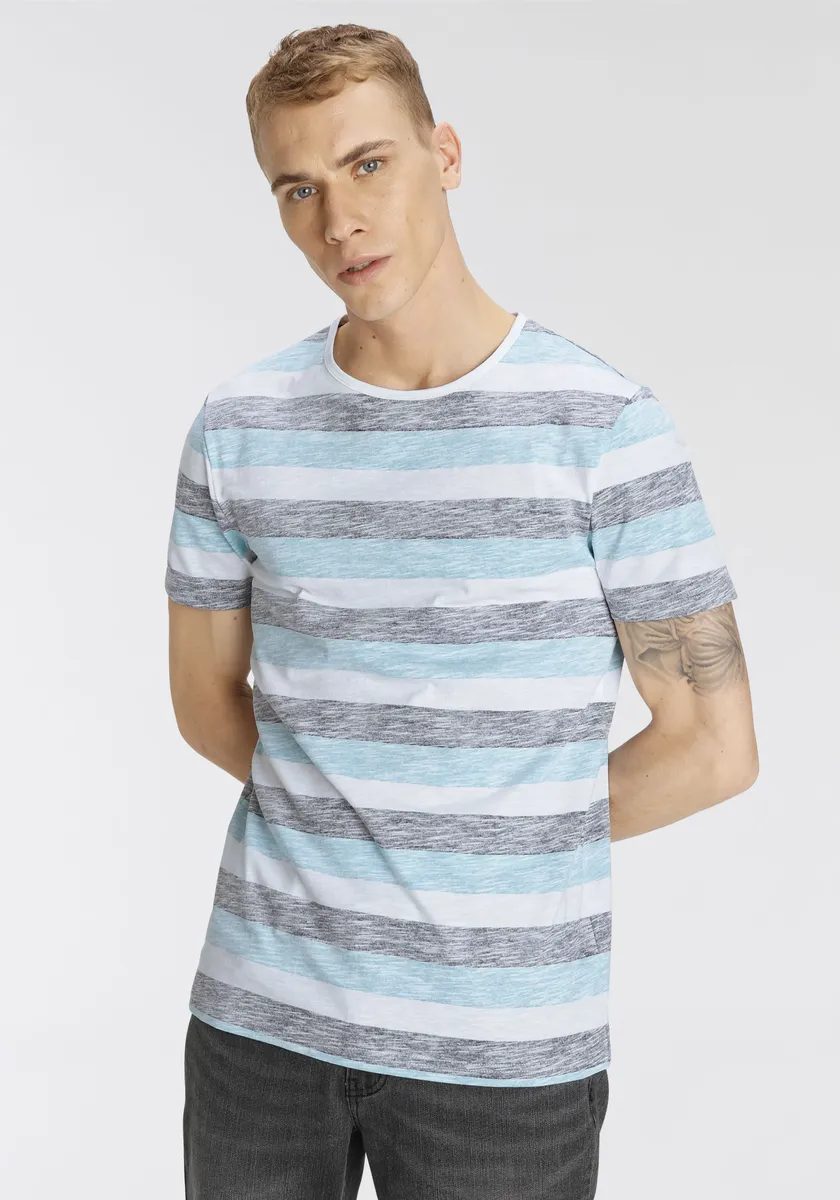 Футболка AJC в крапинку и полоску, белый
Футболка AJC в крапинку и полоску, белый