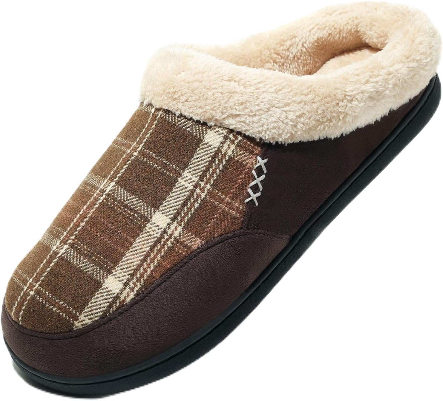 Мужские домашние тапочки NewDenBer с теплой подошвой из пены с эффектом памяти, замшей и плюшевой флисовой подкладкой, для ношения дома и на улице, коричневый
Мужские домашние тапочки NewDenBer с теплой подошвой из пены с эффектом памяти, замшей и плюшевой флисовой подкладкой, для ношения дома и на улице, коричневый