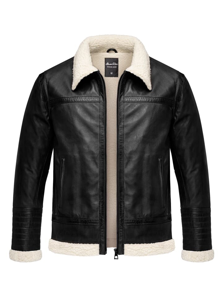 Кожаная куртка Amaci&Sons OATMAN, черный
Кожаная куртка Amaci&Sons OATMAN, черный