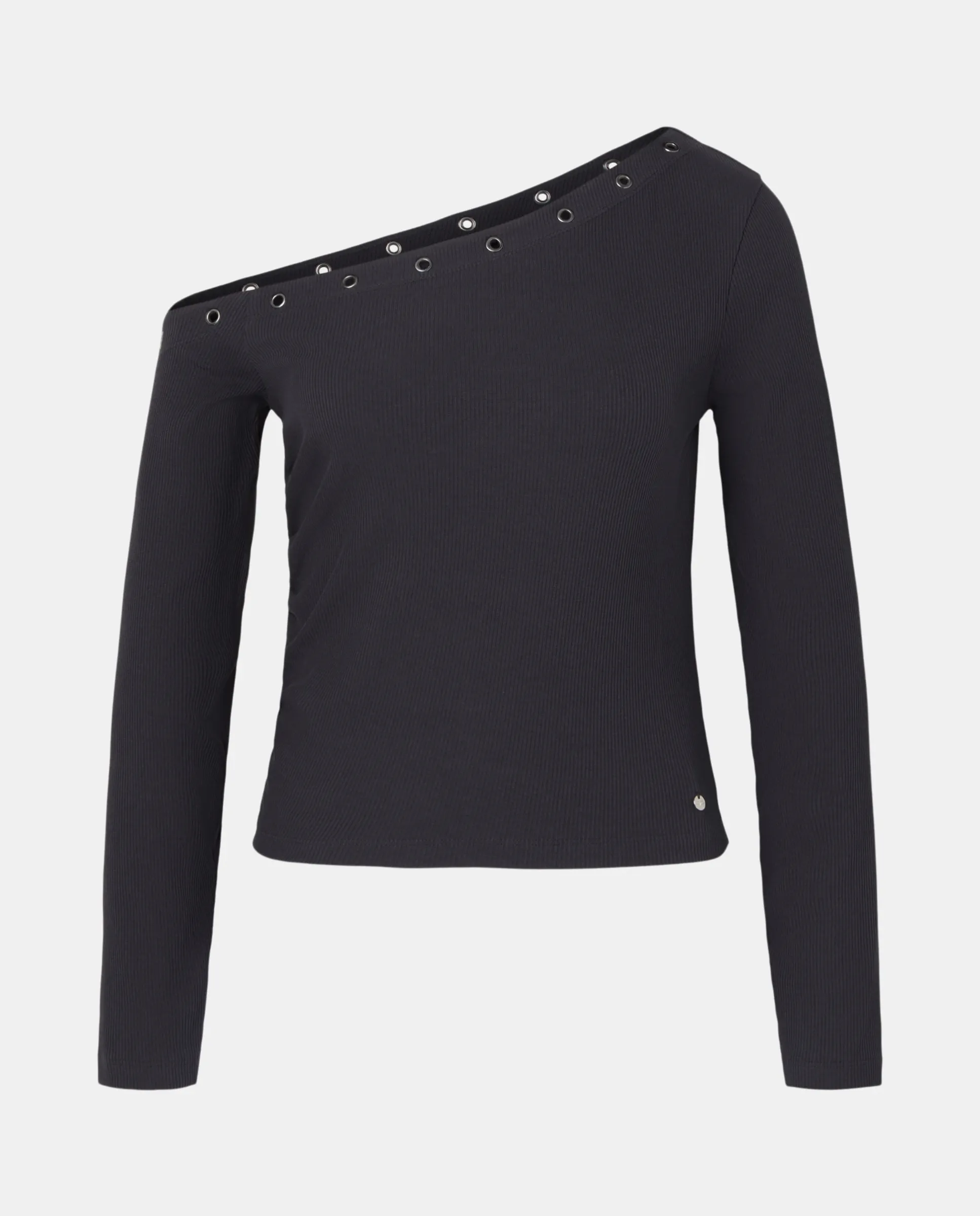 Женская футболка с длинным рукавом, рубчиком и асимметричным вырезом Green Coast, синий
Женская футболка с длинным рукавом, рубчиком и асимметричным вырезом Green Coast, синий