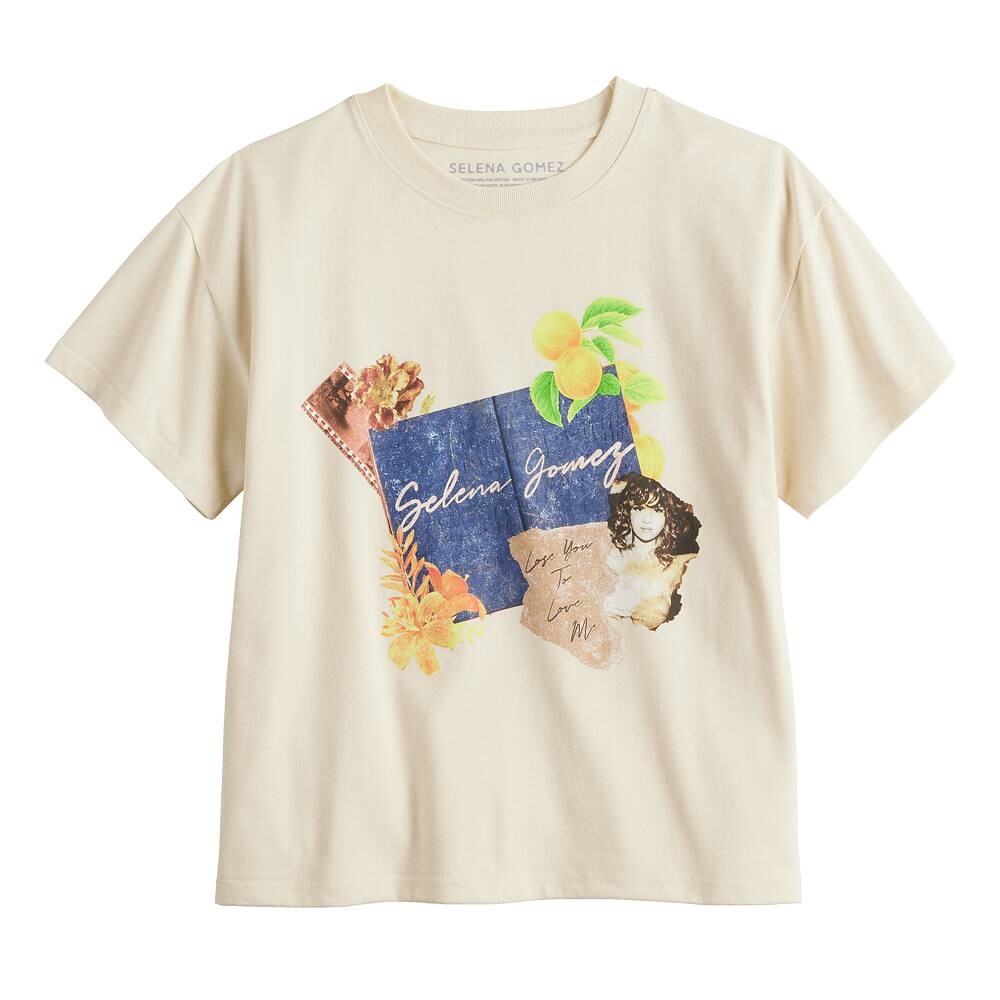 Футболка с рисунком и коллажем для девочек 7–16 лет Selena Gomez Licensed Character, цвет Ivory
Футболка с рисунком и коллажем для девочек 7–16 лет Selena Gomez Licensed Character, цвет Ivory