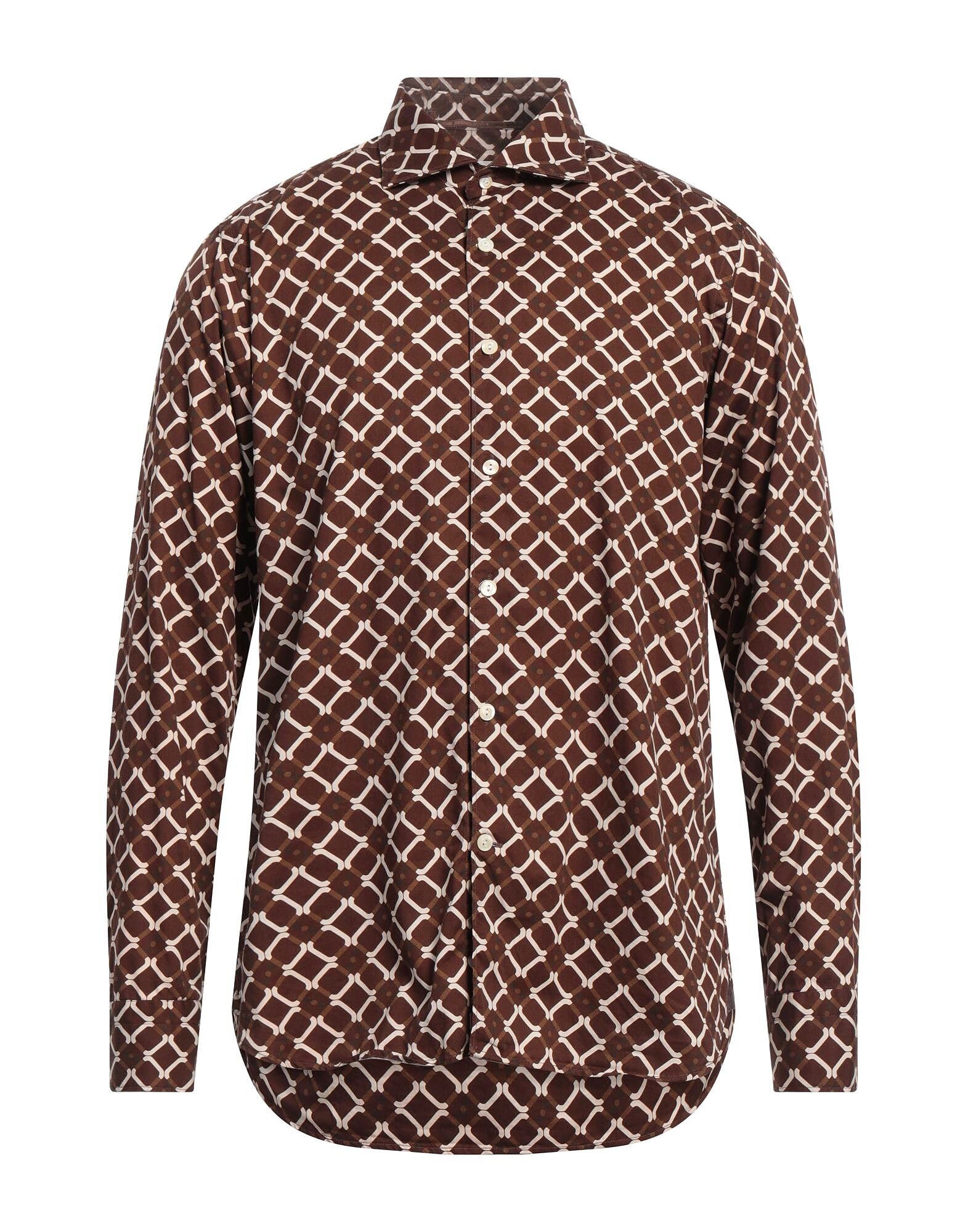 Рубашка Tintoria Mattei 953, коричневый
Рубашка Tintoria Mattei 953, коричневый