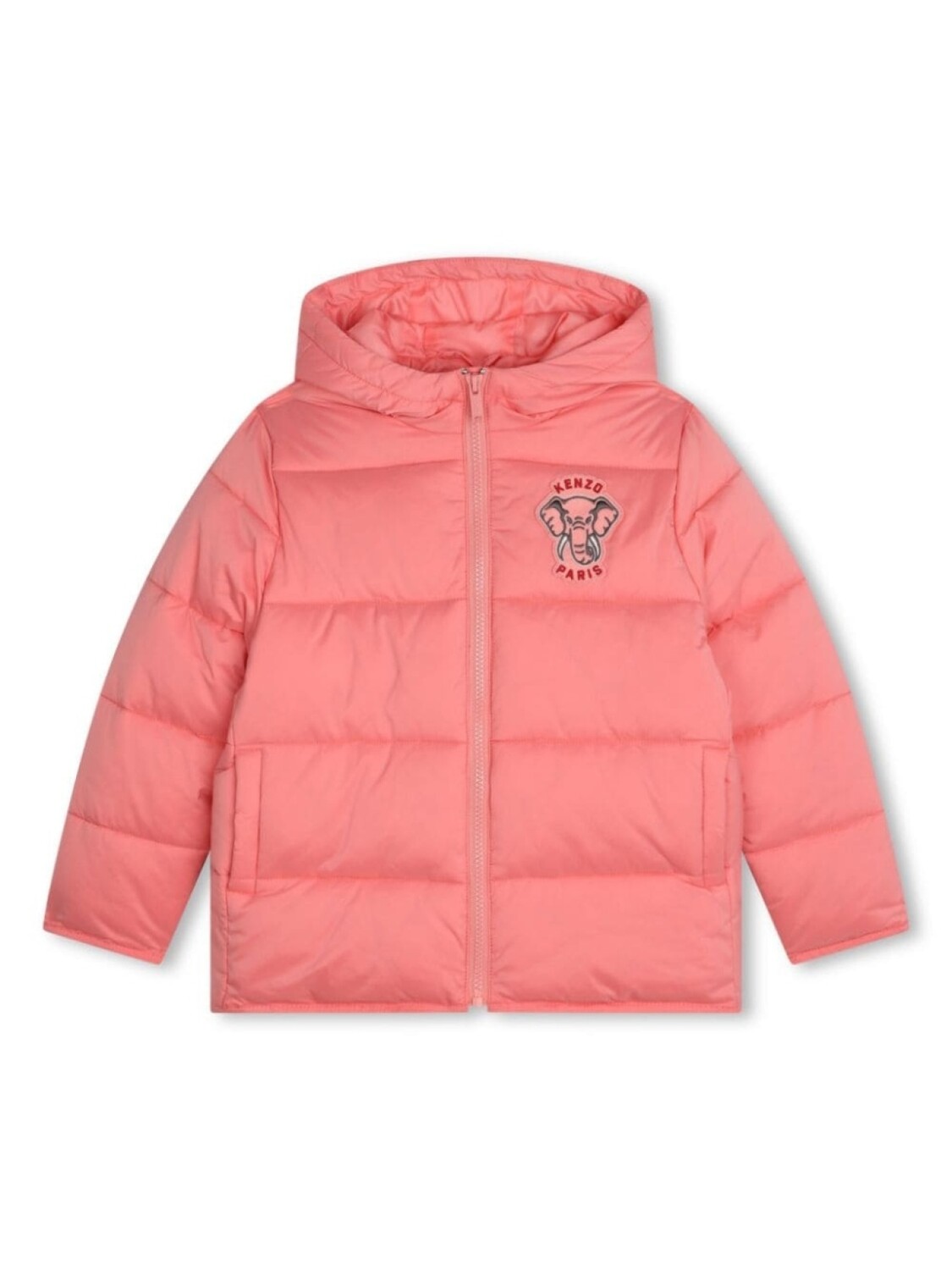 Kenzo Kids непромокаемый пуховик с капюшоном, розовый
Kenzo Kids непромокаемый пуховик с капюшоном, розовый