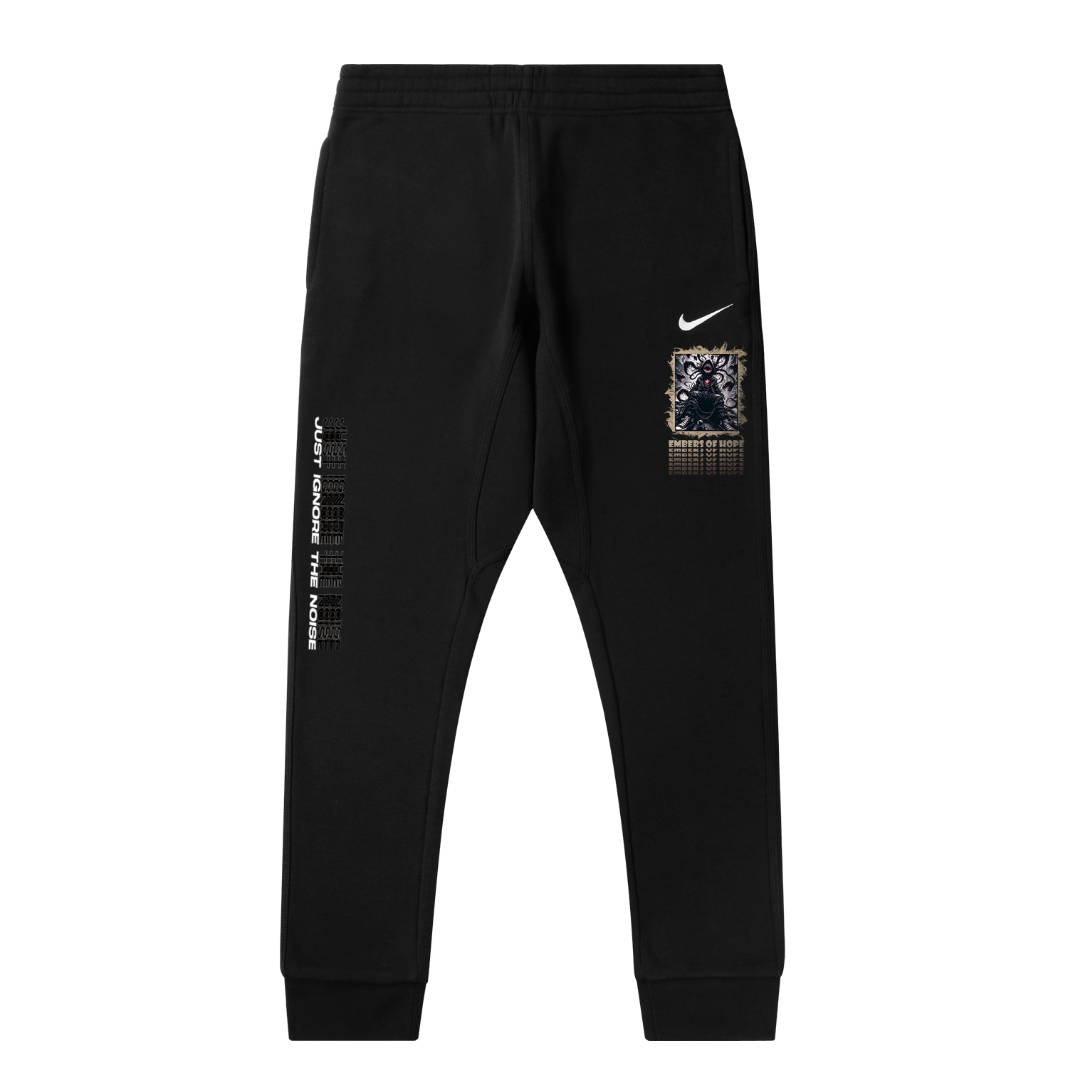 Nike Вязаные спортивные штаны унисекс, черные
Nike Вязаные спортивные штаны унисекс, черные