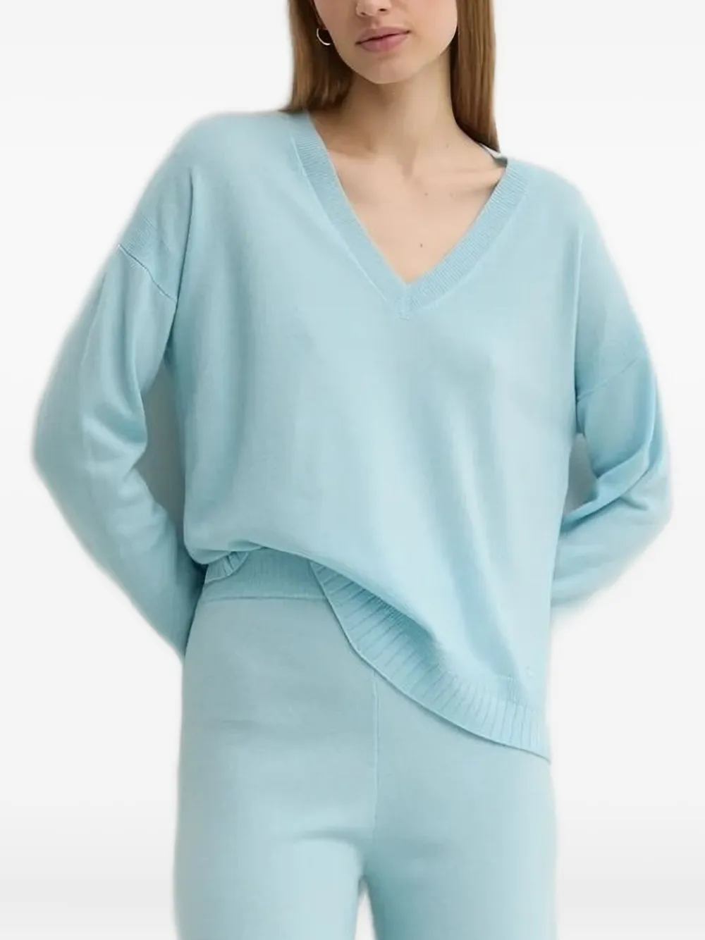 Джемпер с V-образным вырезом LIU JO, синий
Джемпер с V-образным вырезом LIU JO, синий