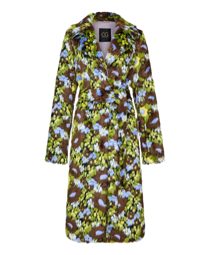 Длинное пальто из искусственного меха с ярким цветочным принтом Cesare Gaspari, мультиколор
Длинное пальто из искусственного меха с ярким цветочным принтом Cesare Gaspari, мультиколор