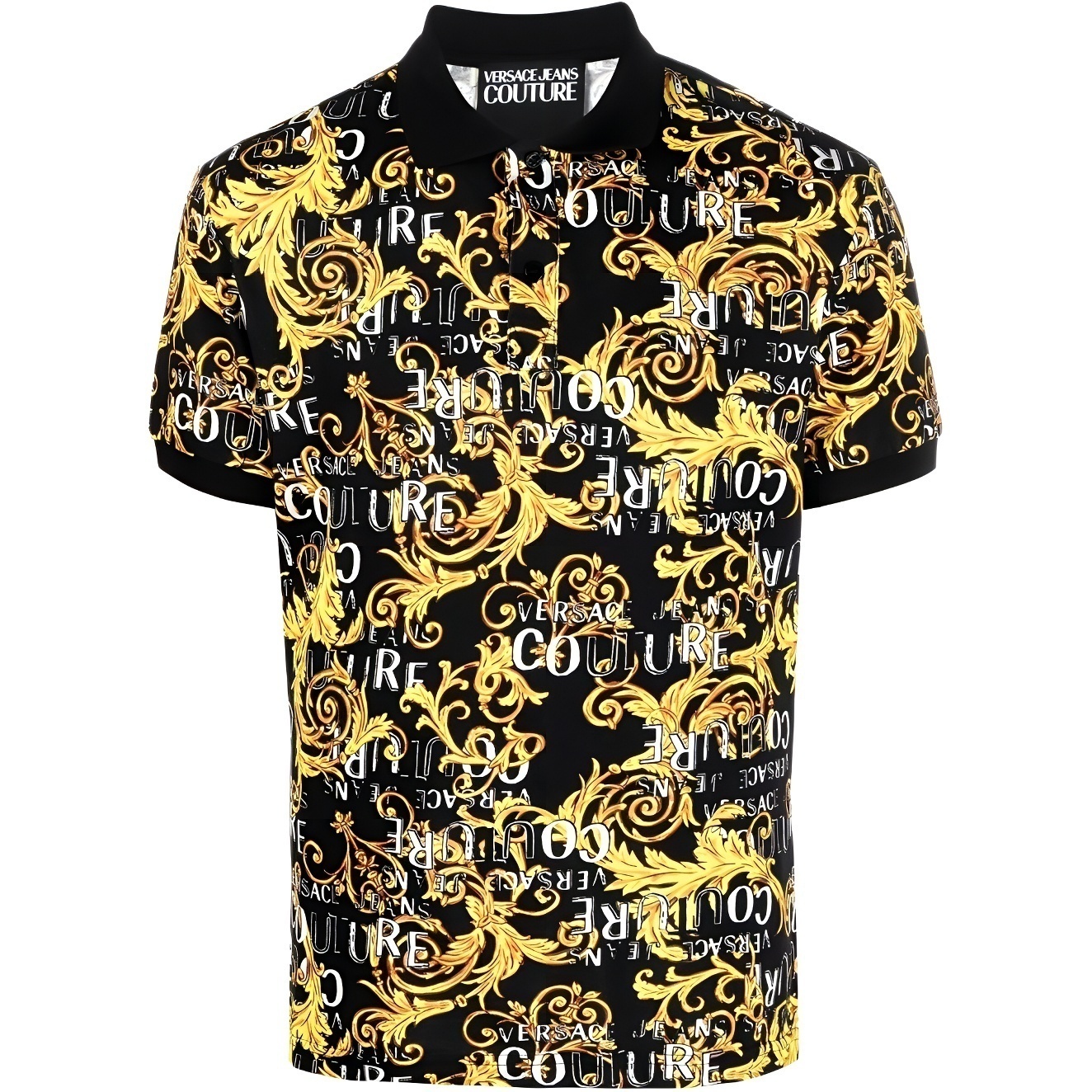 Поло с принтом барокко VERSACE JEANS COUTURE, желтый
Поло с принтом барокко VERSACE JEANS COUTURE, желтый