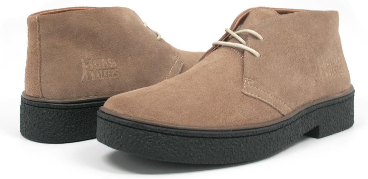 Оригинальные мужские высокие ботинки Chukka Playboy от British Walkers British Collection, Taupe Suede
Оригинальные мужские высокие ботинки Chukka Playboy от British Walkers British Collection, Taupe Suede