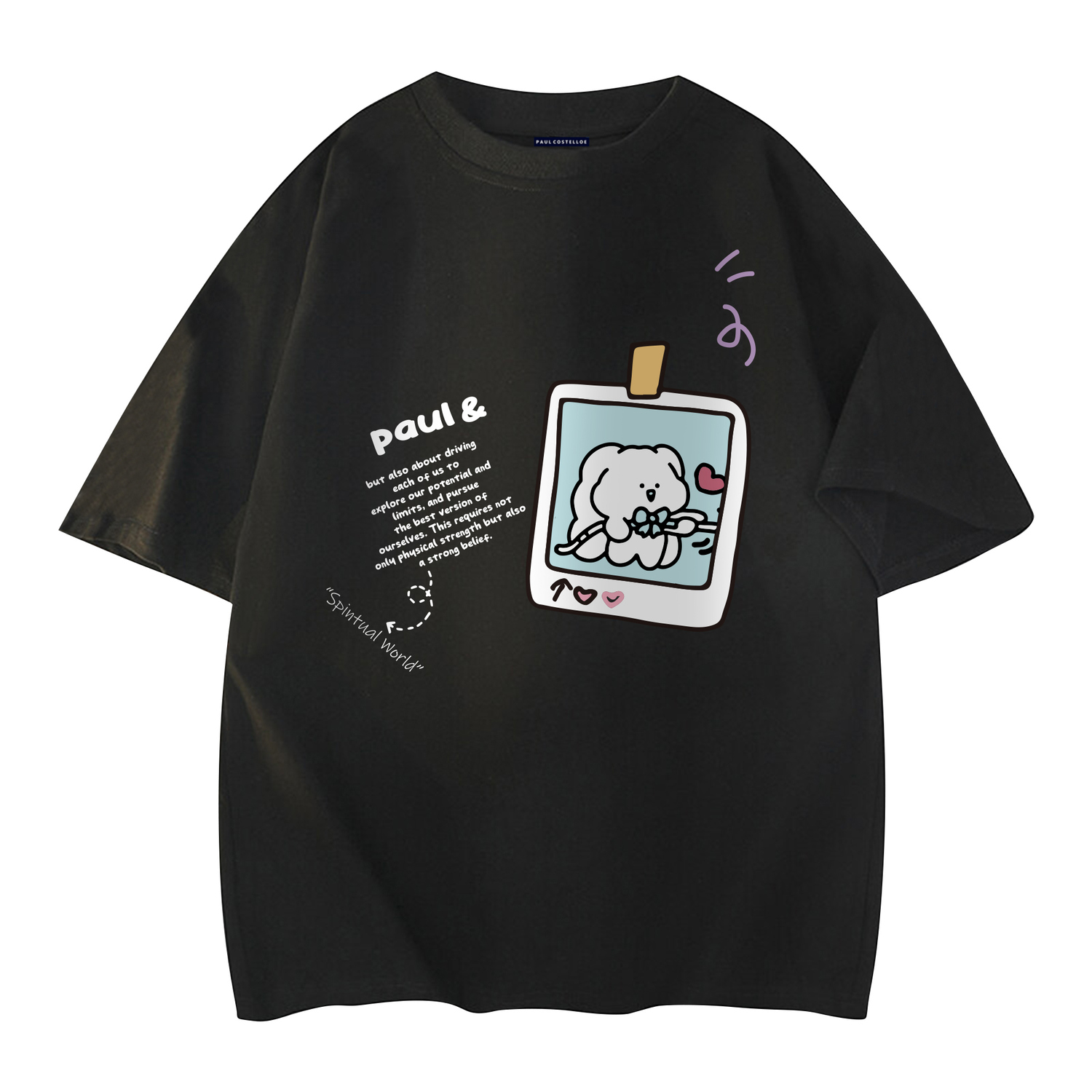 Футболка унисекс PAUL COSTELLOE, черный/синий
Футболка унисекс PAUL COSTELLOE, черный/синий