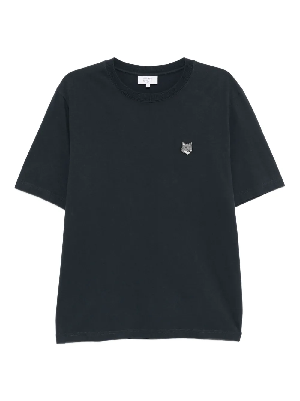 Футболка с вышивкой Maison Kitsuné, синий
Футболка с вышивкой Maison Kitsuné, синий