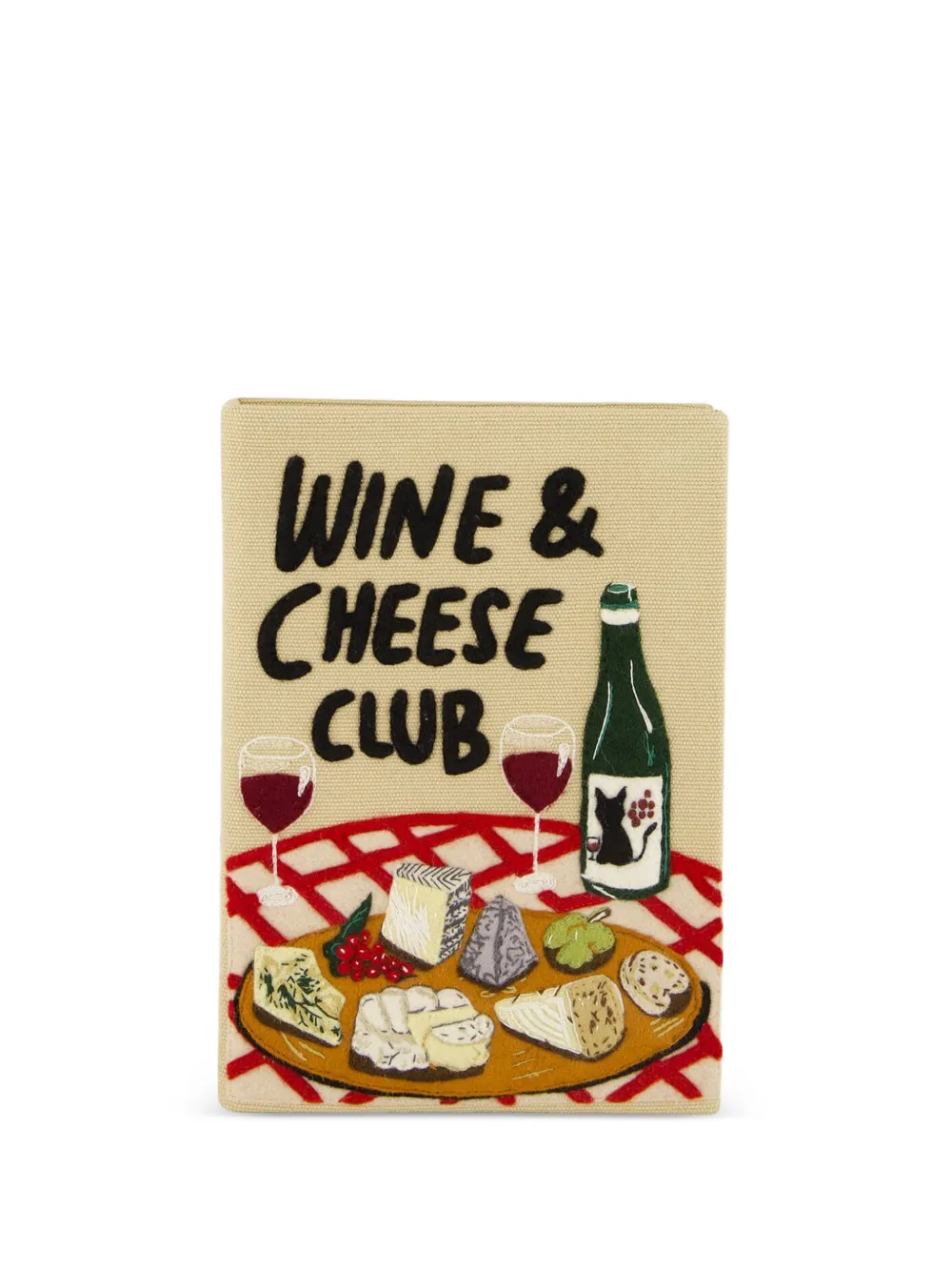 Маленький клатч Wine and Cheese Club с вышивкой Olympia Le-Tan, бежевый
Маленький клатч Wine and Cheese Club с вышивкой Olympia Le-Tan, бежевый