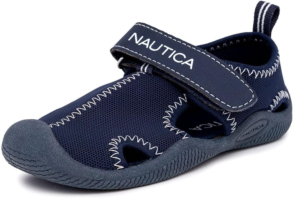 Детские защитные водные сандалии Nautica с закрытым носком, темно-синий
Детские защитные водные сандалии Nautica с закрытым носком, темно-синий