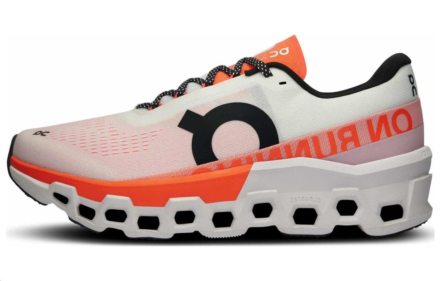 Кроссовки On Running CloudmOnster 2 Undyed Flame, белый/черный/оранжевый
Кроссовки On Running CloudmOnster 2 Undyed Flame, белый/черный/оранжевый