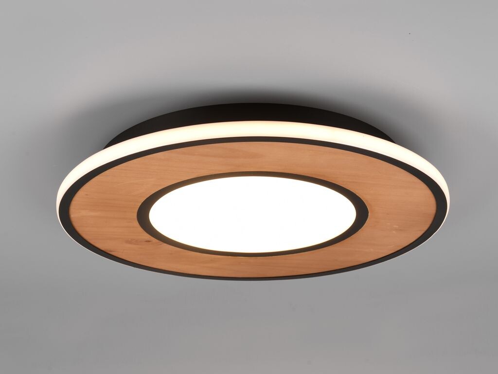 Потолочный светильник Trio DEACON, вкл. 1x SMD LED, 37 Вт, 1x 4400 лм, 3000 К, дерево (626610232)
Потолочный светильник Trio DEACON, вкл. 1x SMD LED, 37 Вт, 1x 4400 лм, 3000 К, дерево (626610232)