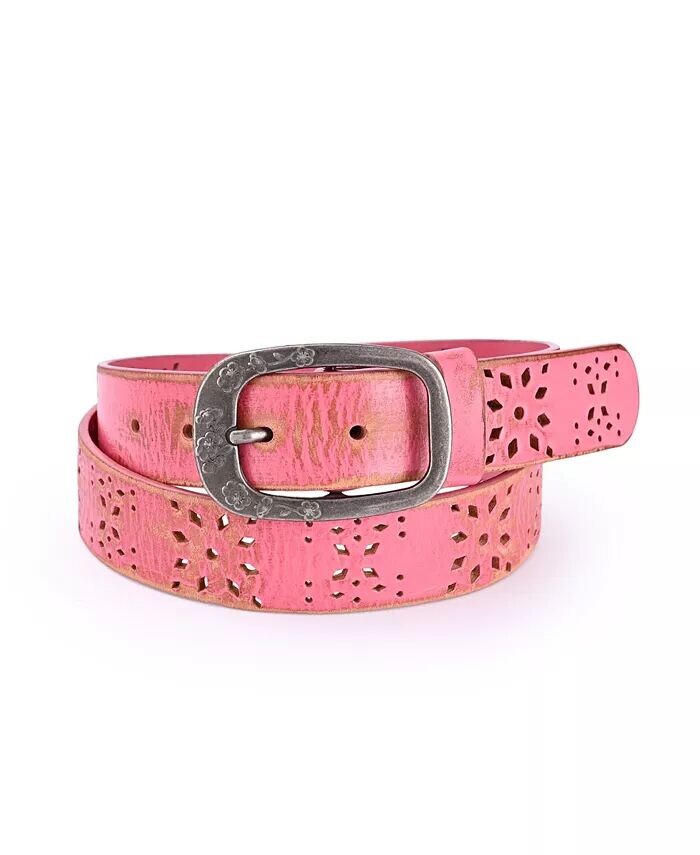 Женский кожаный ремень с цветущим крокусом OLD TREND, розовый
Женский кожаный ремень с цветущим крокусом OLD TREND, розовый