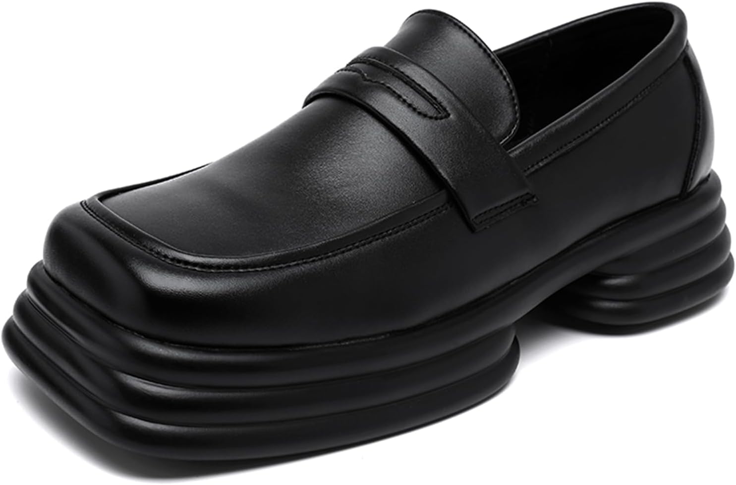 Мужские лоферы из натуральной кожи на массивной платформе с квадратным носком Tixewsjh, черный
Мужские лоферы из натуральной кожи на массивной платформе с квадратным носком Tixewsjh, черный