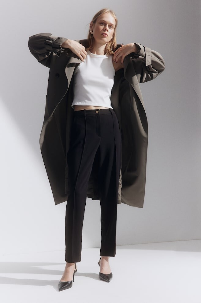 Элегантные брюки H&M, черный
Элегантные брюки H&M, черный