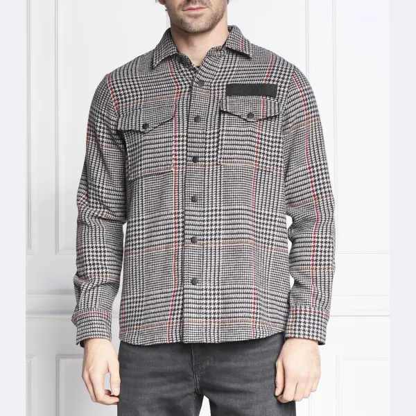 Рубашка стандартного кроя с добавлением шерсти Replay, бежевый
Рубашка стандартного кроя с добавлением шерсти Replay, бежевый