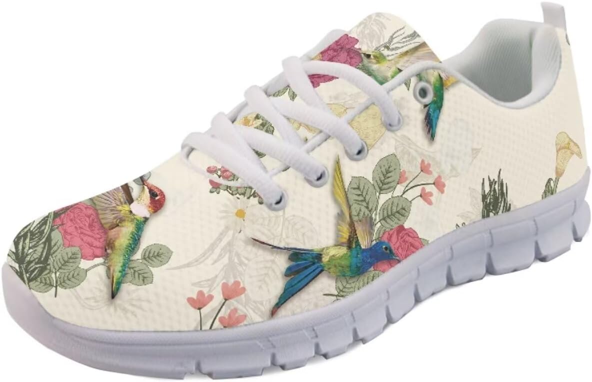 Женские слипоны кроссовки для ходьбы, тенниса и бега, весенне-летние кроссовки с цветочным принтом, легкие для спортзала, путешествий и работы Getelinseng, Retro Hummingbird
Женские слипоны кроссовки для ходьбы, тенниса и бега, весенне-летние кроссовки с цветочным принтом, легкие для спортзала, путешествий и работы Getelinseng, Retro Hummingbird