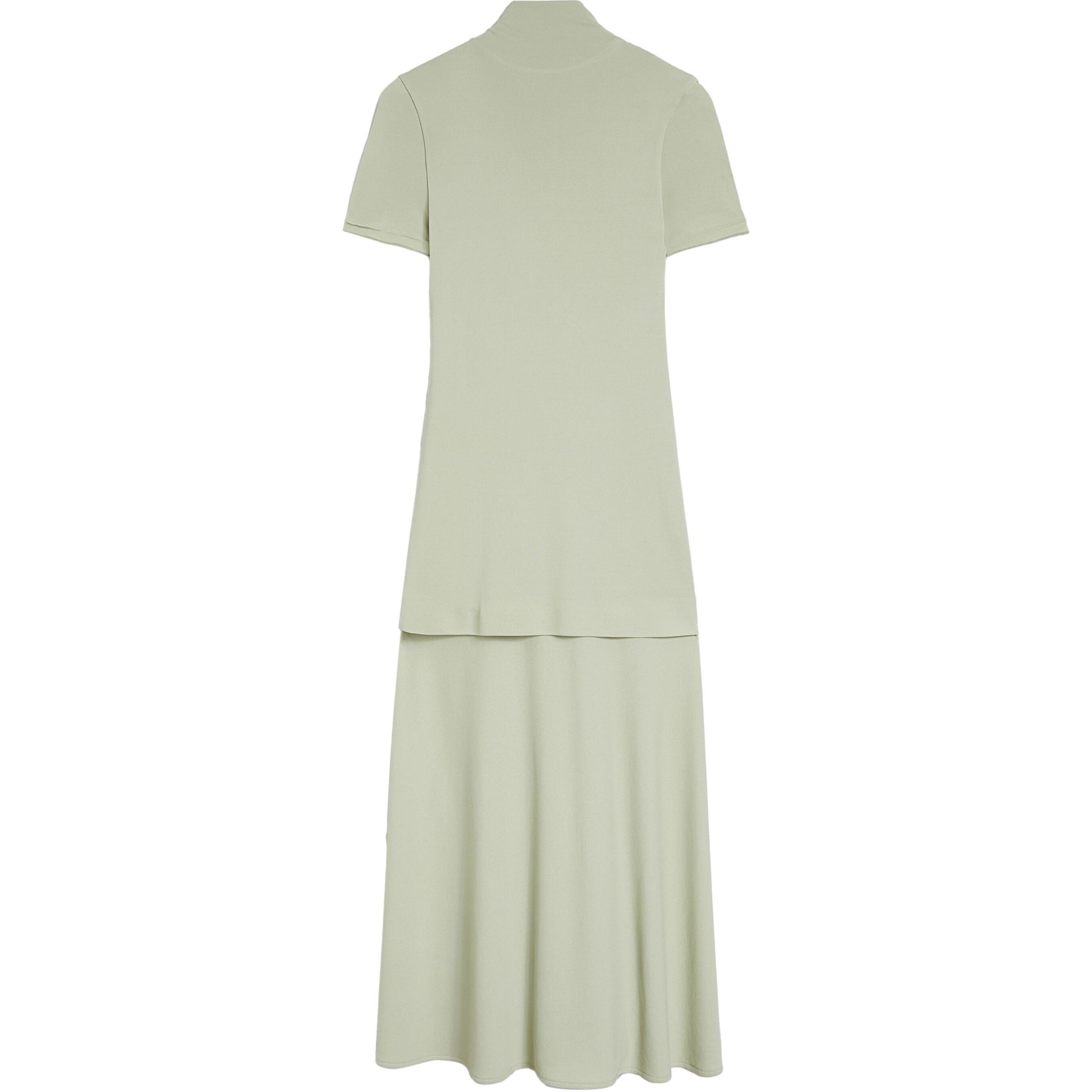 Платье-миди с высоким воротником Fluid JIL SANDER, зеленый
Платье-миди с высоким воротником Fluid JIL SANDER, зеленый