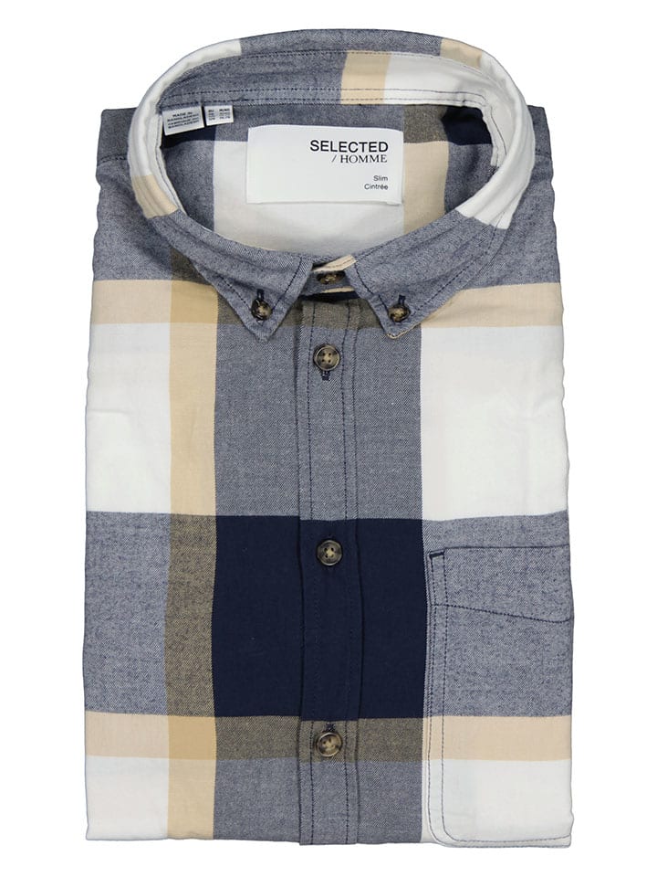 Рубашка SELECTED HOMME, цвет dunkelblau/beige/weiß
Рубашка SELECTED HOMME, цвет dunkelblau/beige/weiß