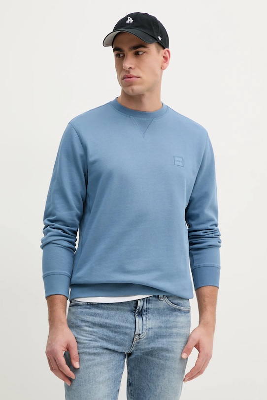 Хлопковая толстовка Boss Orange, синий
Хлопковая толстовка Boss Orange, синий