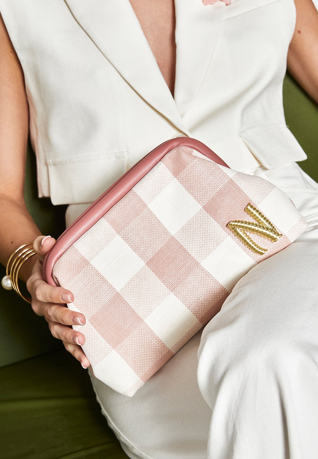 Клатч NALI, цвет Rose Checkered 
Клатч NALI, цвет Rose Checkered