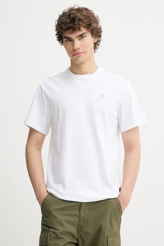 Хлопковая футболка G-Star, белый
Хлопковая футболка G-Star, белый
