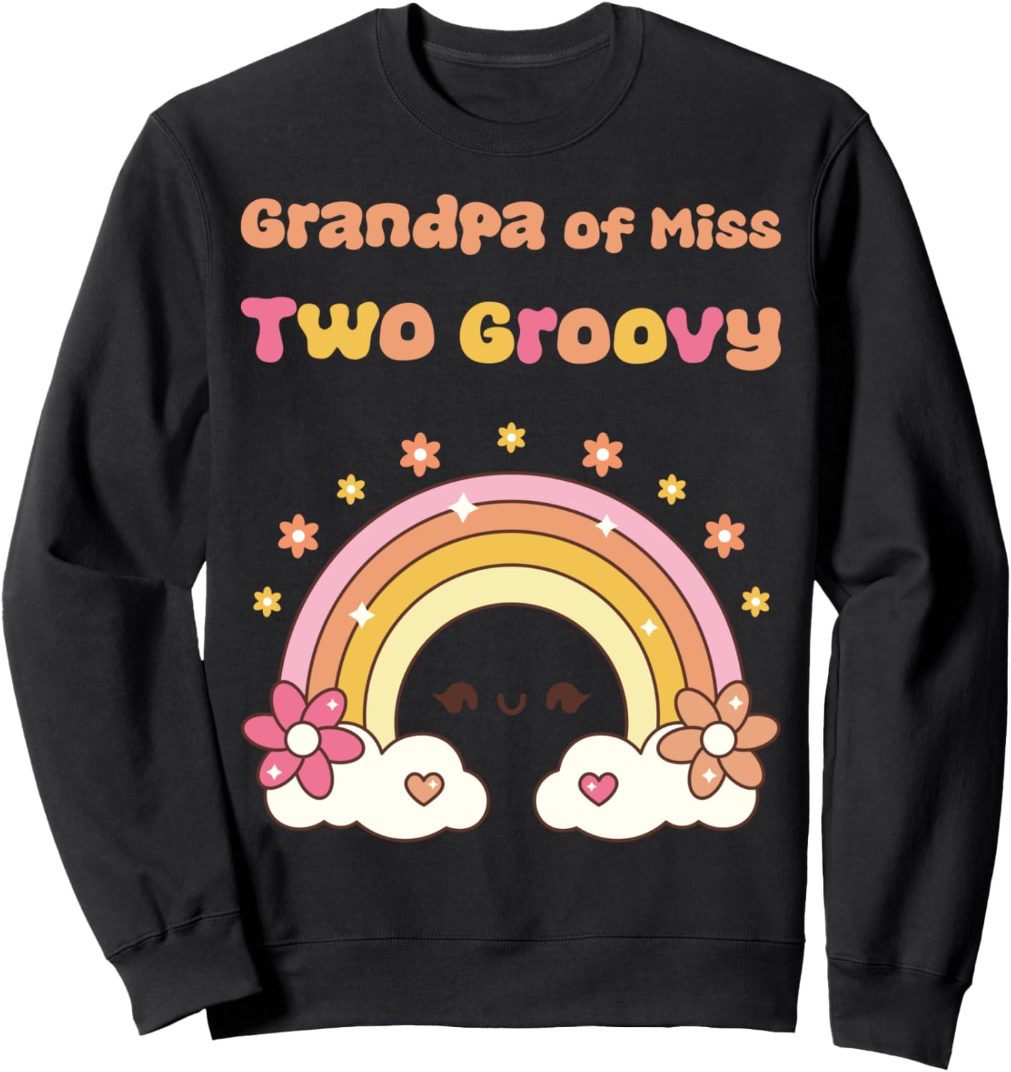 Наряд дедушки для девочки в стиле бохо на второй день рождения. Толстовка Family Look 2 Year Old Rainbow Decorations Gifts, черный
Наряд дедушки для девочки в стиле бохо на второй день рождения. Толстовка Family Look 2 Year Old Rainbow Decorations Gifts, черный