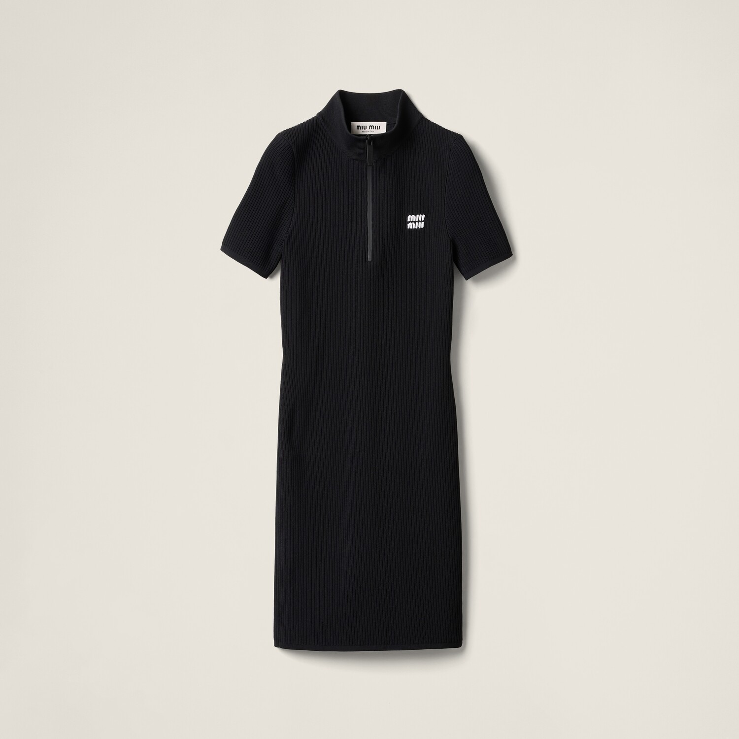 Вискозное мини-платье с воротником-гольф MIU MIU, черное
Вискозное мини-платье с воротником-гольф MIU MIU, черное