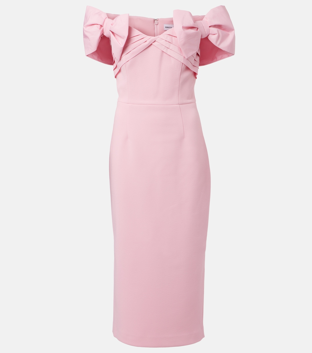 Платье миди из крепа с бантом Isabella Rebecca Vallance, Tickled Pink
Платье миди из крепа с бантом Isabella Rebecca Vallance, Tickled Pink