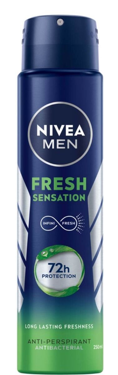 Антиперспирант для мужчин Niveo Deo Fresh Sensation , 250 мл
Антиперспирант для мужчин Niveo Deo Fresh Sensation , 250 мл