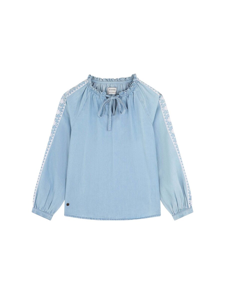Блузка Scalpers Montpellier, синий деним
Блузка Scalpers Montpellier, синий деним
