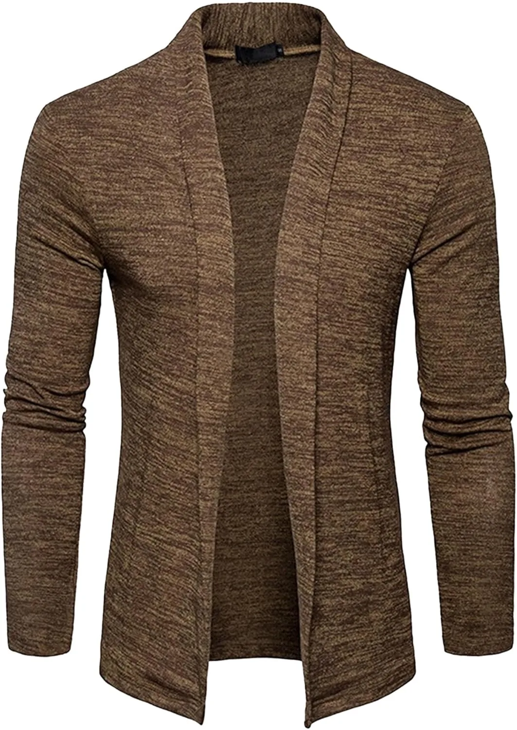 Мужской кардиган с открытой передней частью, длинный, с длинными рукавами, slim fit, плотная вязка
Мужской кардиган с открытой передней частью, длинный, с длинными рукавами, slim fit, плотная вязка