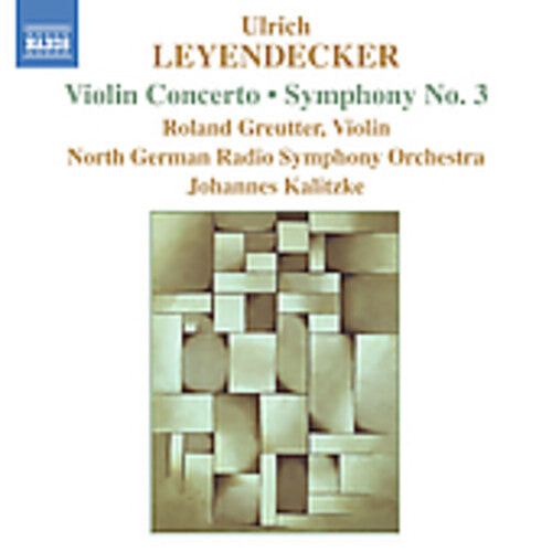 CD диск Leyendecker / Greutter / Kalitzke / Ndr So: Violin Concerto / Symphony 3
CD диск Leyendecker / Greutter / Kalitzke / Ndr So: Violin Concerto / Symphony 3