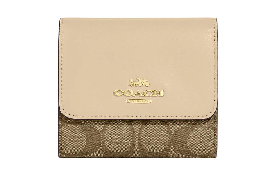 Кошелек-книжка из холста с кожаным кардхолдером, Trumpets, женский, цвет хаки и белый меловой COACH
Кошелек-книжка из холста с кожаным кардхолдером, Trumpets, женский, цвет хаки и белый меловой COACH