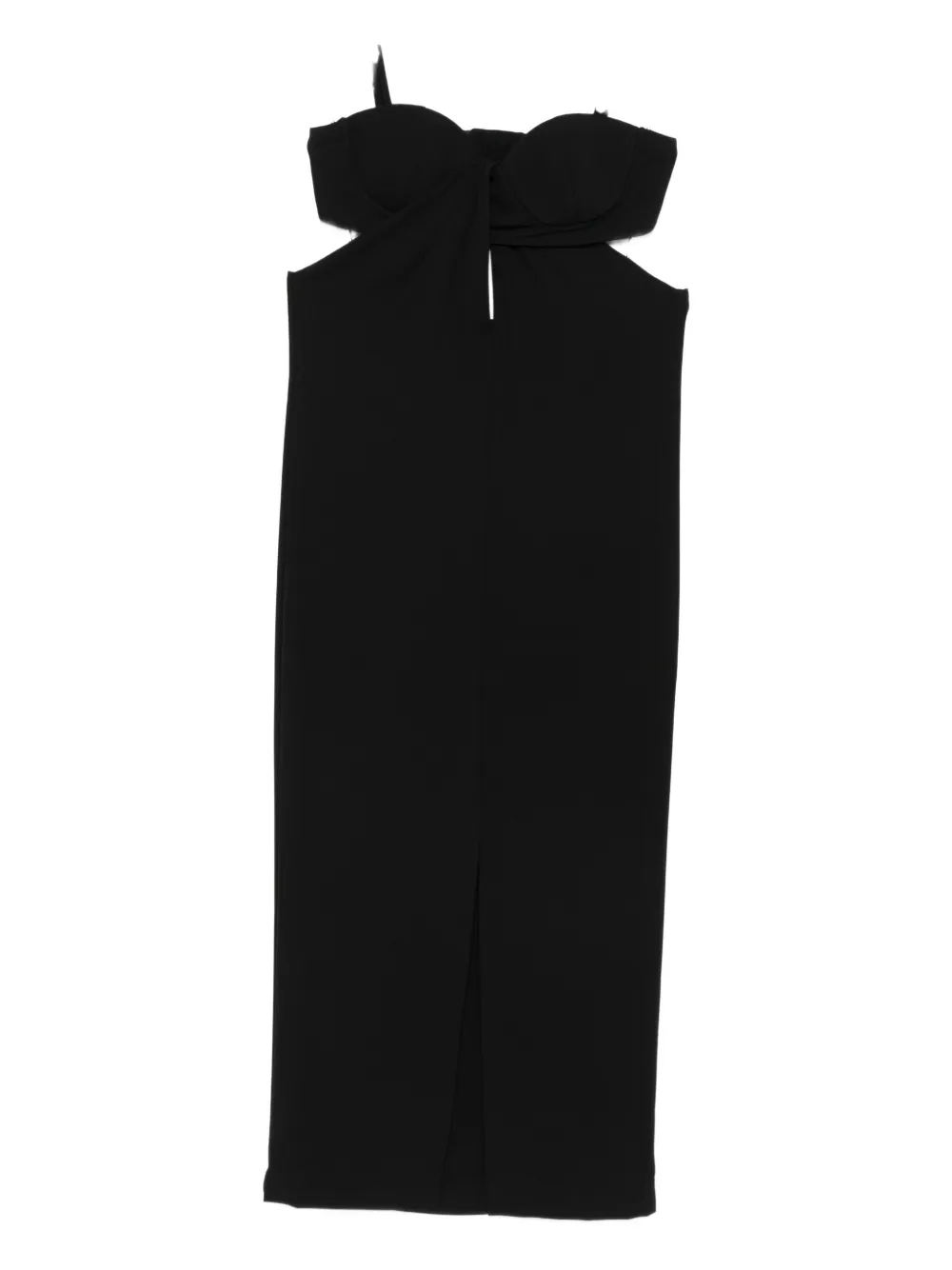 Платье с вырезом и закручивающимся спереди Patrizia Pepe, черный
Платье с вырезом и закручивающимся спереди Patrizia Pepe, черный