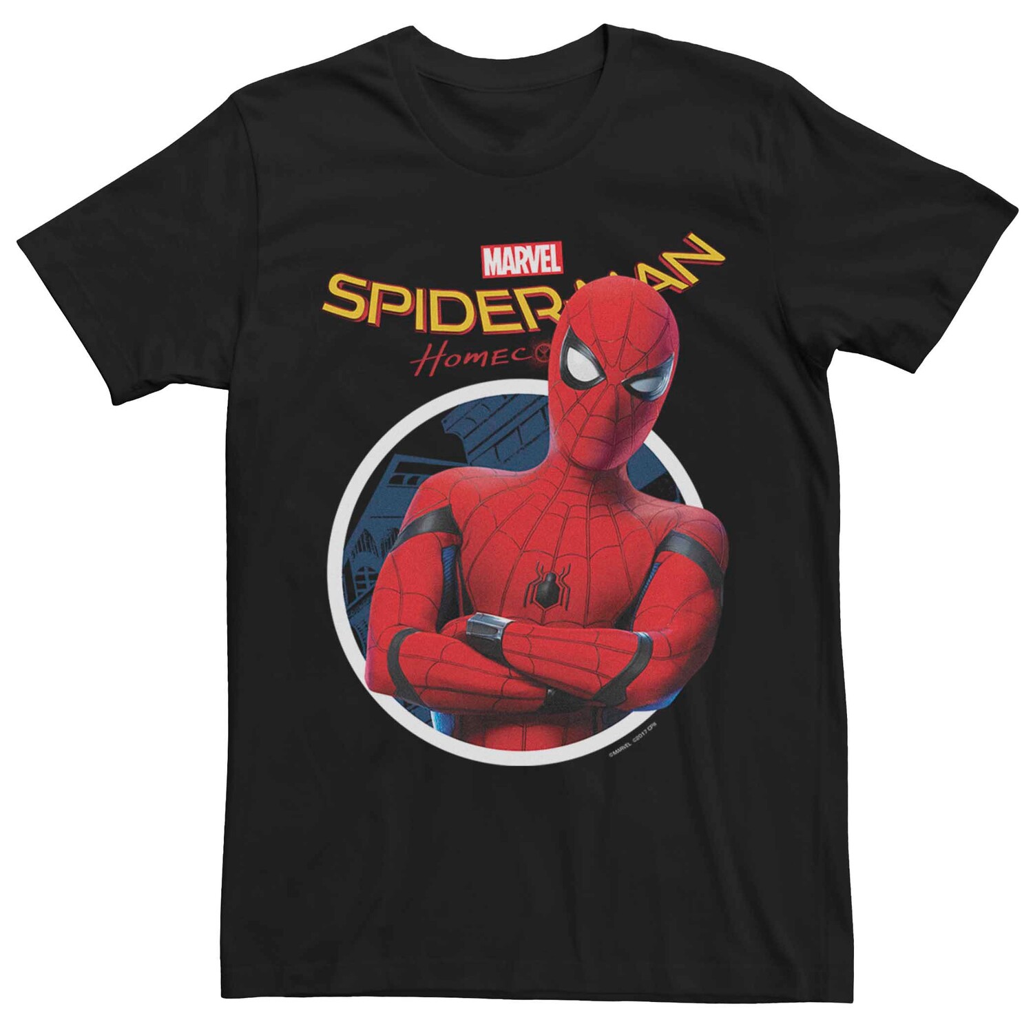 Мужская футболка с портретом Marvel Spider-Man Attitude Licensed Character 
Мужская футболка с портретом Marvel Spider-Man Attitude Licensed Character