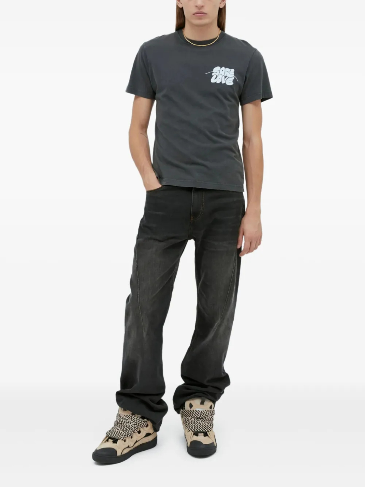 Футболка «Безопасная любовь» CARNE BOLLENTE, серый
Футболка «Безопасная любовь» CARNE BOLLENTE, серый