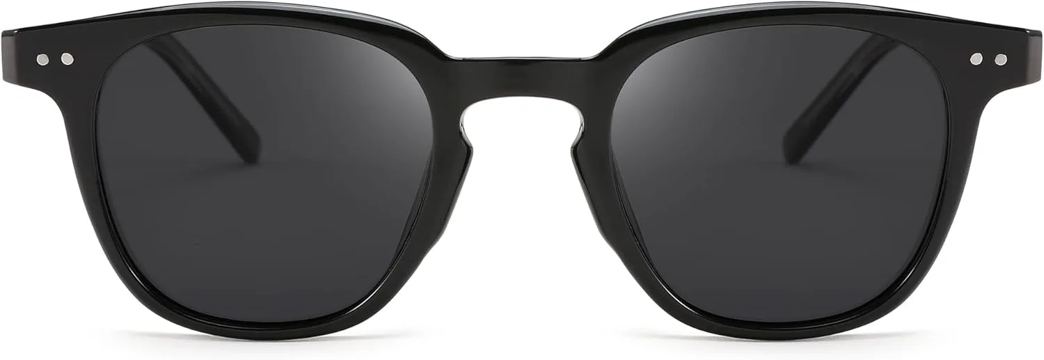 FEISEDY Классические поляризованные солнцезащитные очки в стиле ретро, круглые солнцезащитные очки для женщин и мужчин, модные очки B0002, 001 Black Frame/Gray Lens
FEISEDY Классические поляризованные солнцезащитные очки в стиле ретро, круглые солнцезащитные очки для женщин и мужчин, модные очки B0002, 001 Black Frame/Gray Lens