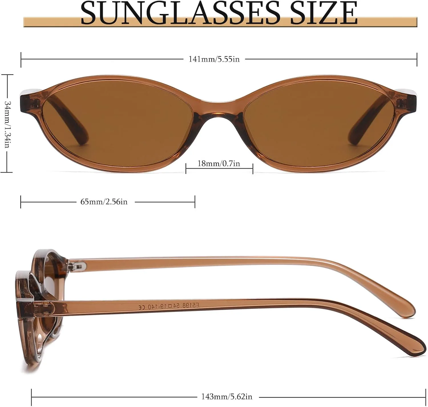 Ретро-солнцезащитные очки овальной формы «кошачий глаз» для женщин, дизайнерские узкие очки в стиле Y2k, модные солнцезащитные очки 90-х D Lolylad, Black + Brown
Ретро-солнцезащитные очки овальной формы «кошачий глаз» для женщин, дизайнерские узкие очки в стиле Y2k, модные солнцезащитные очки 90-х D Lolylad, Black + Brown