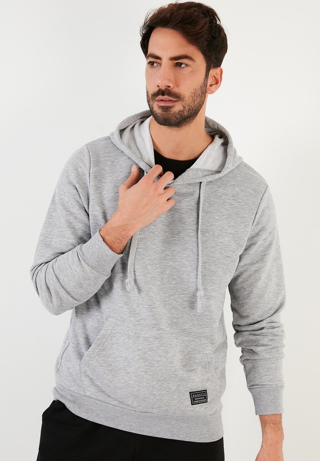 Толстовка с капюшоном Buratti, светло-серый
Толстовка с капюшоном Buratti, светло-серый