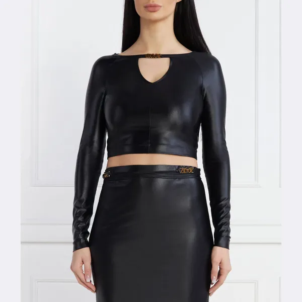 Укороченная блузка Versace, черный
Укороченная блузка Versace, черный